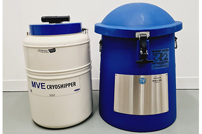MVE CryoShipper 8.5升容器，帶ShipsLog 3溫度，帶數(shù)據(jù)記錄器